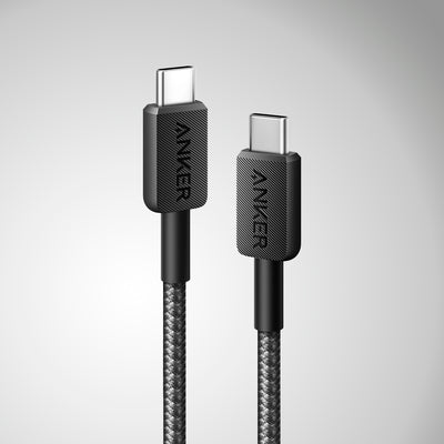 Cable USB-C A USB-C ANKER 322 trenzado 60w 1.8m - Achorao