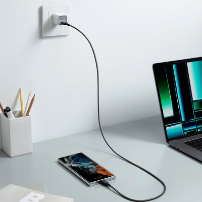 Cable USB-C A USB-C ANKER 322 trenzado 60w 1.8m - Achorao