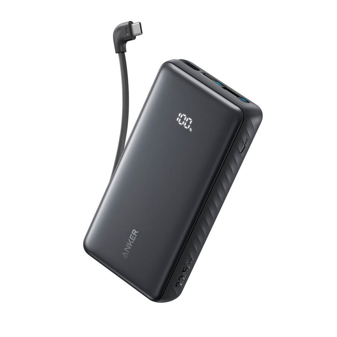PowerBank ANKER Zolo (20K, 22.5W, Built-In USB-C Cable)