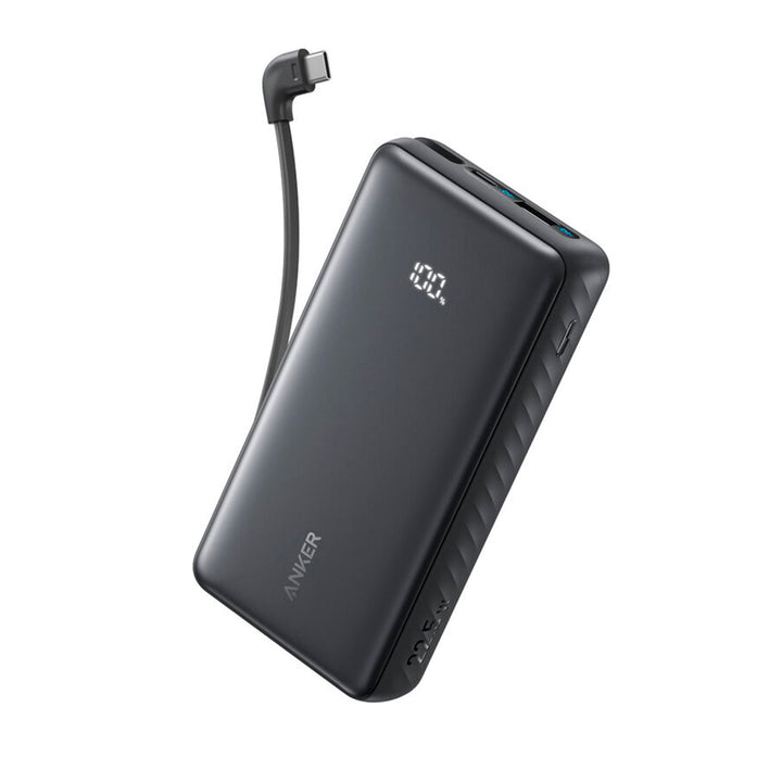 PowerBank ANKER Zolo (20K, 22.5W, Built-In USB-C Cable)