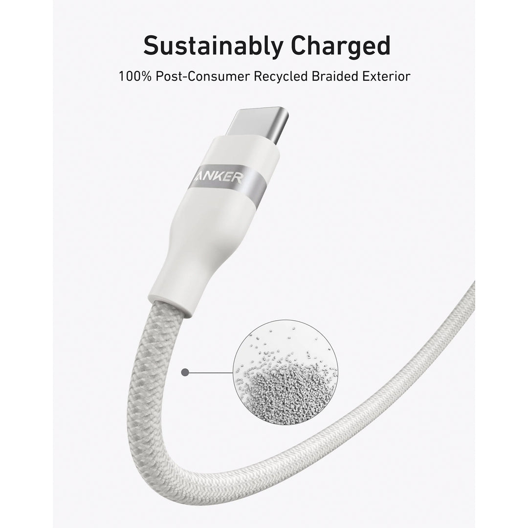 Cable de carga rápida Anker usb C a usb C 6FT(1.8m), 240W, Upcycled Braided