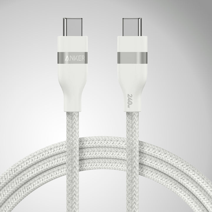Cable de carga rápida Anker usb C a usb C 6FT(1.8m), 240W, Upcycled Braided