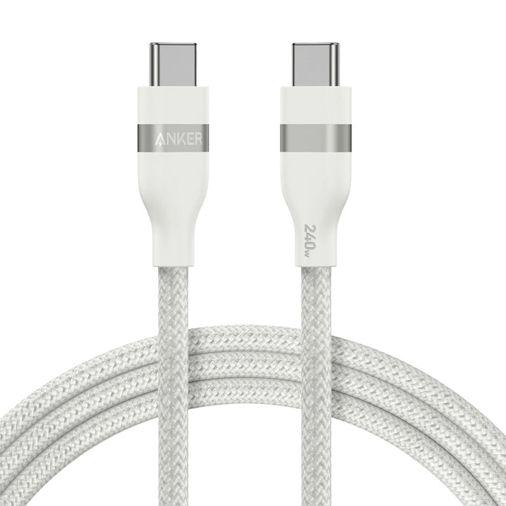 Cable de carga rápida Anker usb C a usb C 6FT(1.8m), 240W, Upcycled Braided