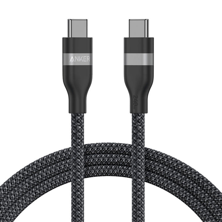 Cable de carga rápida Anker usb C a usb C 6FT(1.8m), 240W, Upcycled Braided