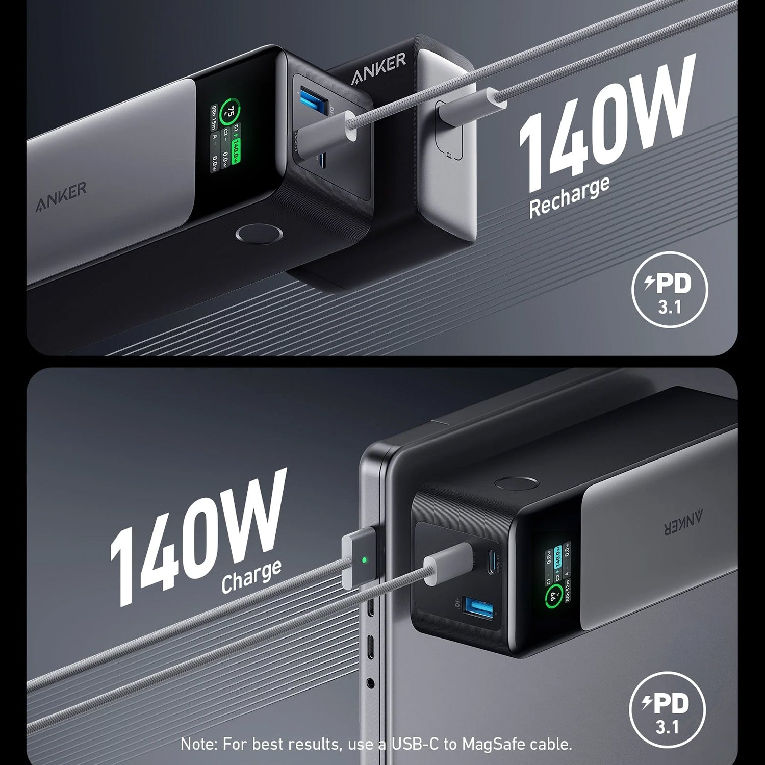 Power Bank Anker 737 de 24000 mAh | Achorao
