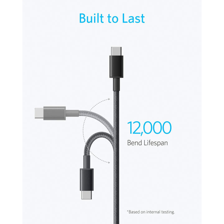 Cable Anker Nylon de USB C A USB C 3.3ft 1M