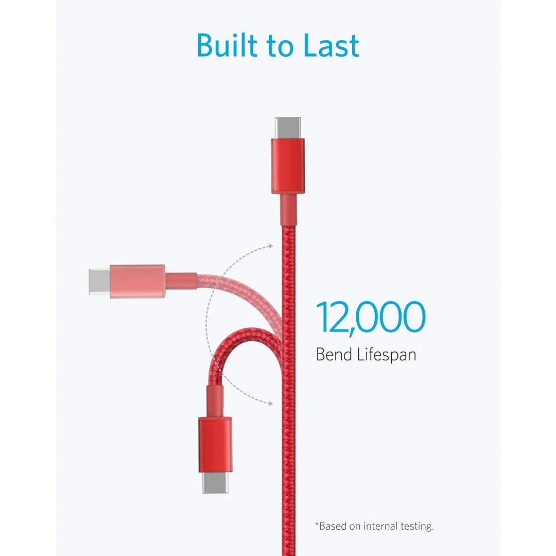 Cable Anker Nylon de USB C A USB C 3.3ft 1M