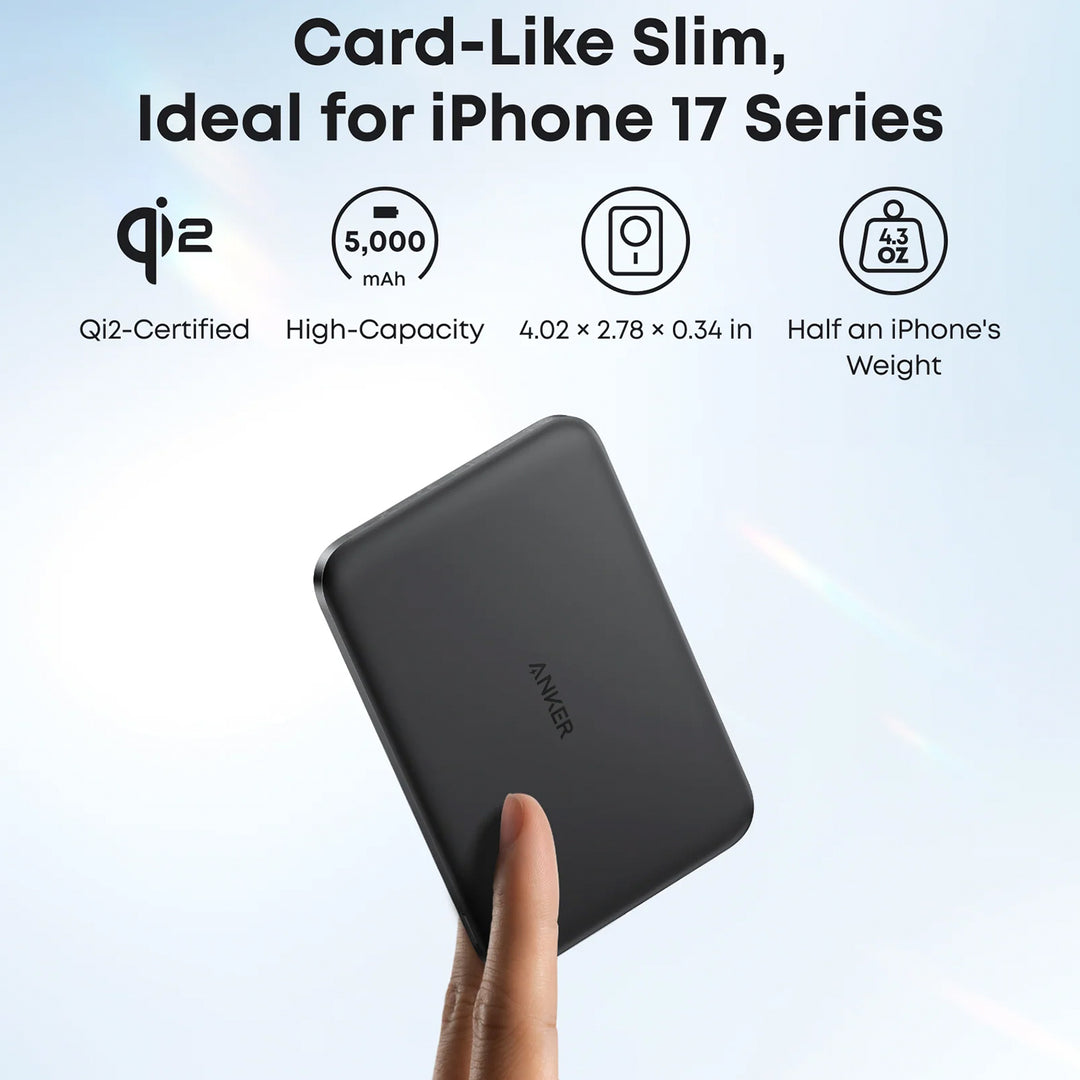 Power Bank Anker Nano  (5K, MagGo, Slim)