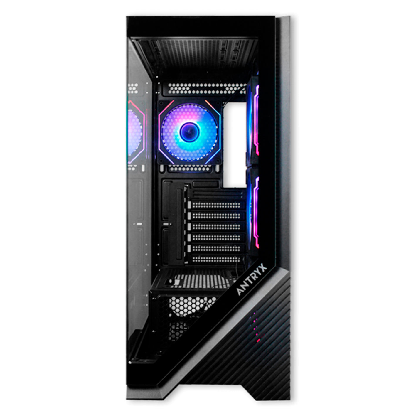 Case Antryx FX 650 Black, ARGB FAN X4, Vidrio templado - Achorao