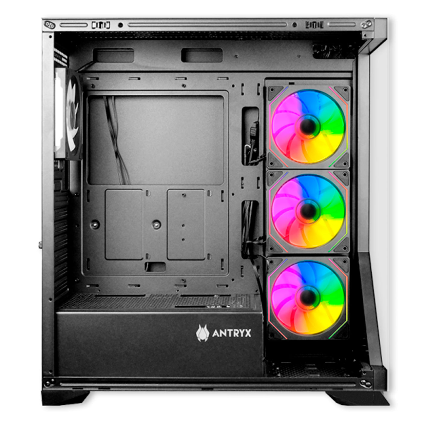 Case Antryx FX 650 Black, ARGB FAN X4, Vidrio templado - Achorao