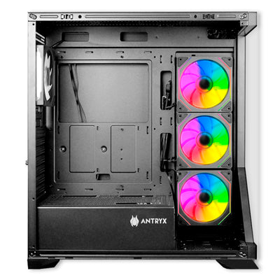 Case Antryx FX 650 Black, ARGB FAN X4, Vidrio templado - Achorao