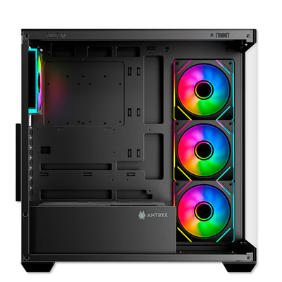 Case Antryx FX 750 Black, ARGB FAN X4, USB Tipo C - Achorao