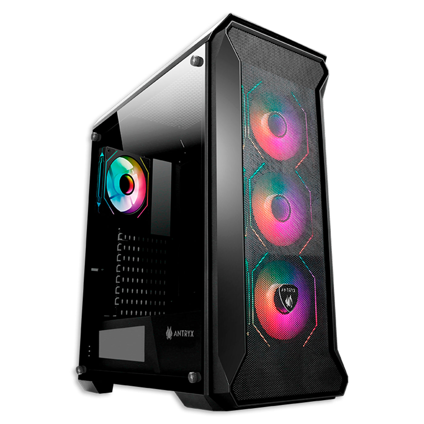CASE ANTRYX FX SENTRY PLUS, ARGB FAN X4 (AC-FX260PK) - Achorao