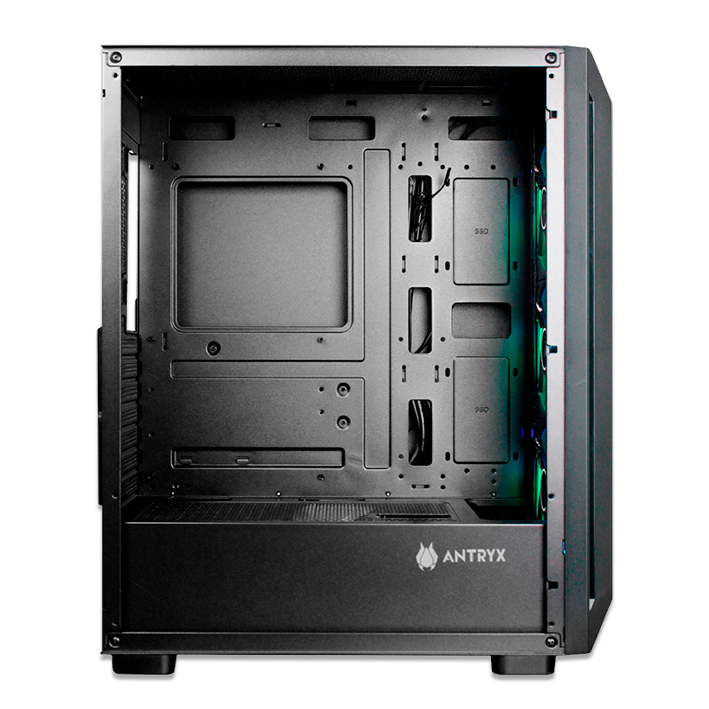 CASE ANTRYX RX 550, ARGB FAN X3, VIDRIO TEMPLADO - Achorao