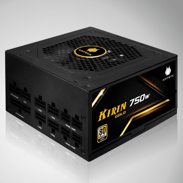 Fuente de poder ANTRYX 750W KIRIN GOLD, 80 PLUS GOLD, MODULAR (GPX750S) - Achorao