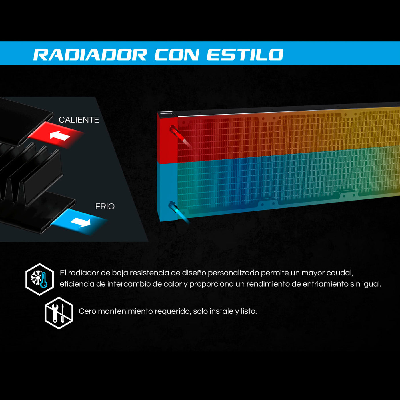 Sistema de Enfriamiento Líquido Antryx Triton EVO 360 Black ARGB - Achorao