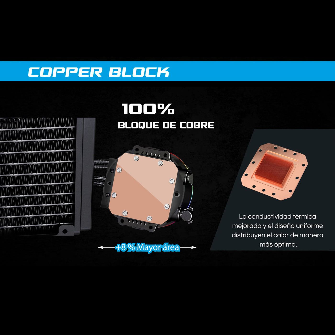 Sistema de Enfriamiento Líquido Antryx Triton EVO 360 Black ARGB - Achorao