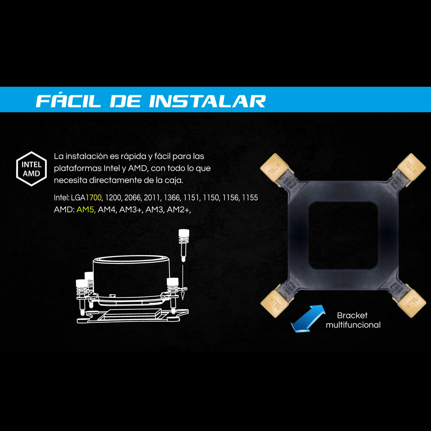 Sistema de Enfriamiento Líquido Antryx Triton EVO 360 Black ARGB - Achorao