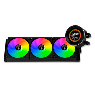 SISTEMA DE ENFRIAMIENTO LIQUIDO ANTRYX TRITON VISION 360P BLACK, ARGB - Achorao