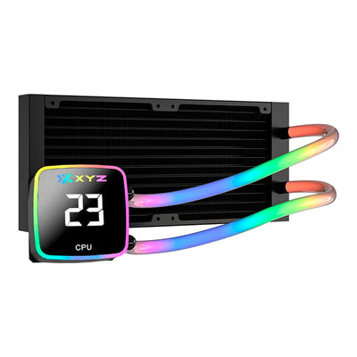 Enfriamiento Liquido XYZ AQUAPULSE 240 AIO Liquid CPU Cooler,Digital Temp Screen - Achorao