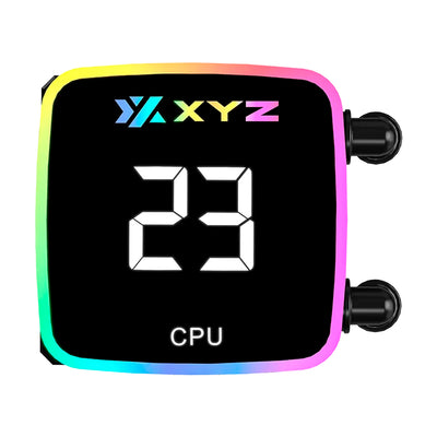 Enfriamiento Liquido XYZ AQUAPULSE 240 AIO Liquid CPU Cooler,Digital Temp Screen - Achorao