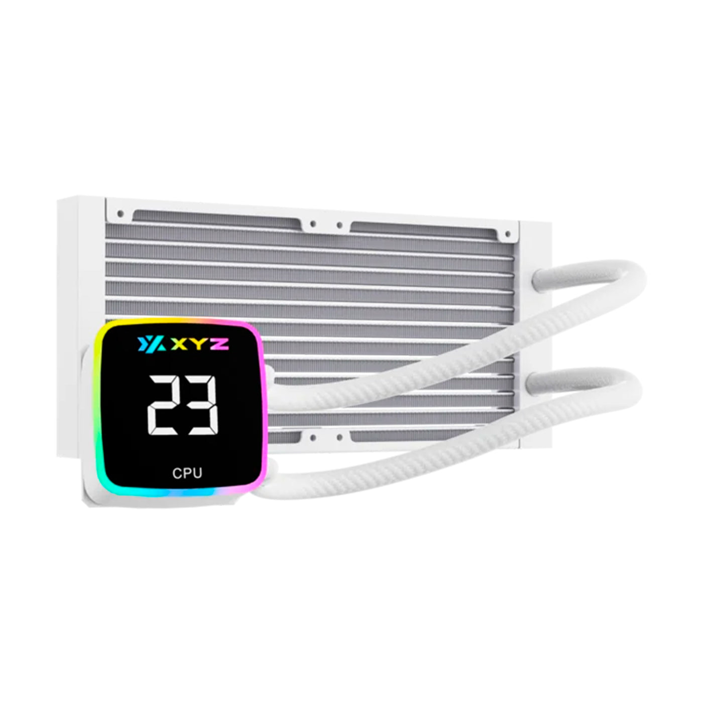 Enfriamiento Liquido XYZ AQUAPULSE 240 AIO Liquid CPU Cooler,Digital Temp Screen - Achorao