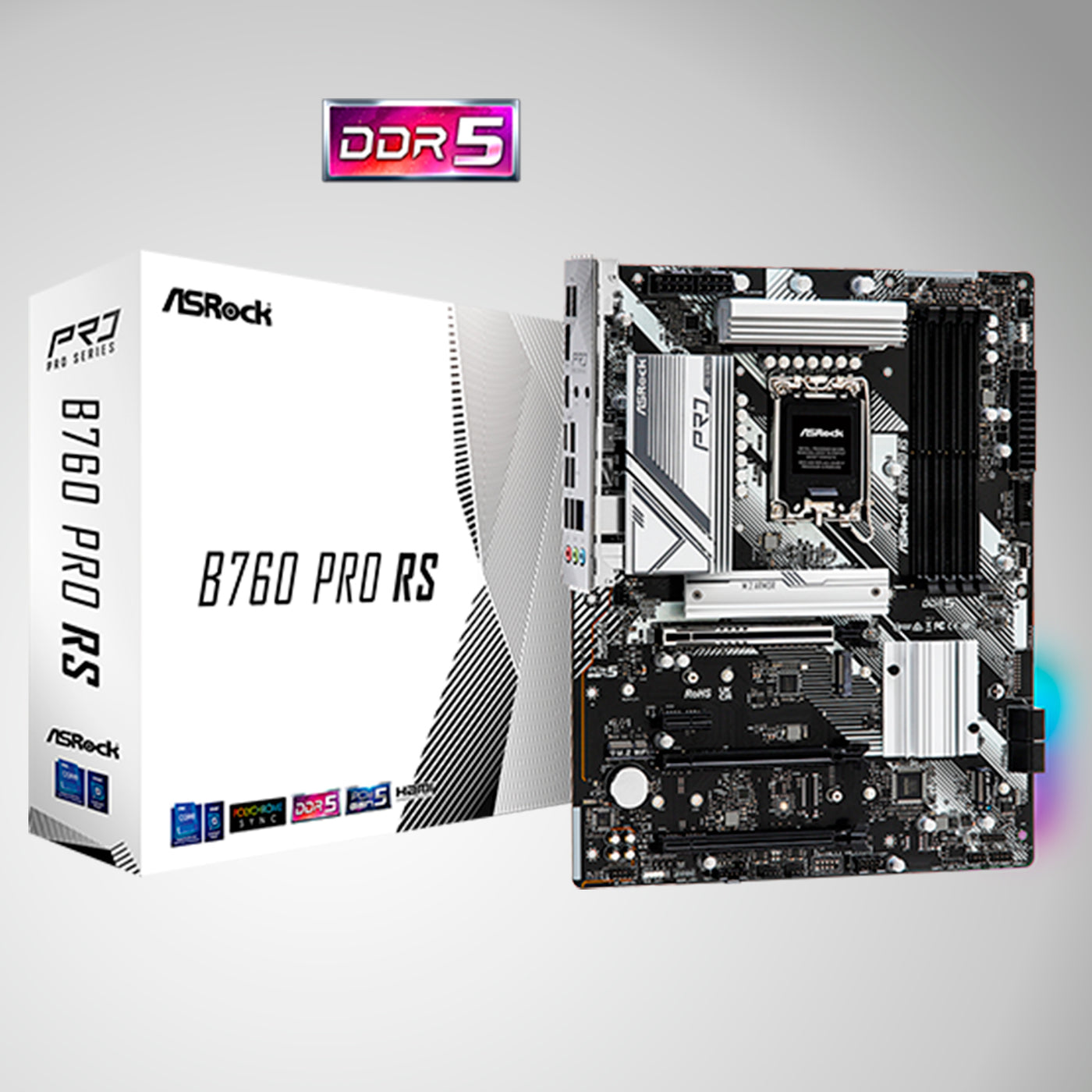 MOTHERBOARD ASROCK B760 PRO RS, LGA 1700, DDR5 7200MHz (OC