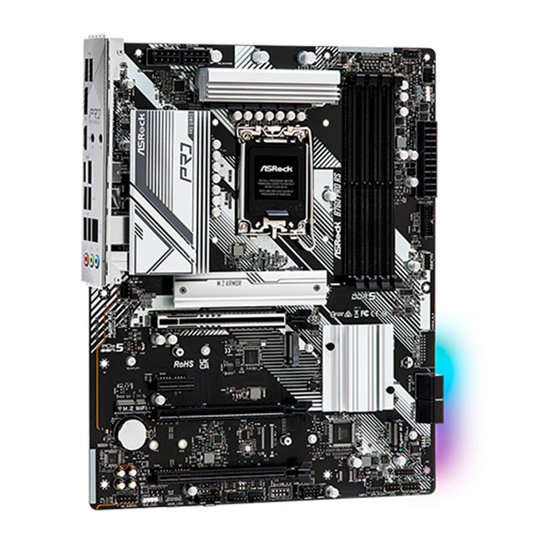 MOTHERBOARD ASROCK B760 PRO RS, LGA 1700, DDR5 7200MHz (OC), M.2(PCIe Gen4x4), PCIE 5.0, ATX. - Achorao
