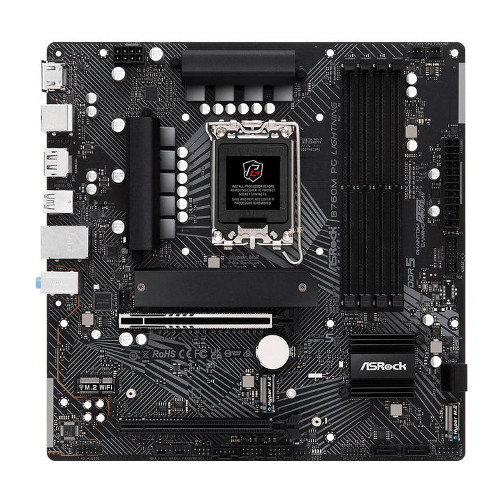 Motherboard ASROCK B760M PG LIGHTNING, LGA 1700, DDR5 7200MHz (OC), M.2(PCIe Gen4x4), PCIE 5.0 . - Achorao