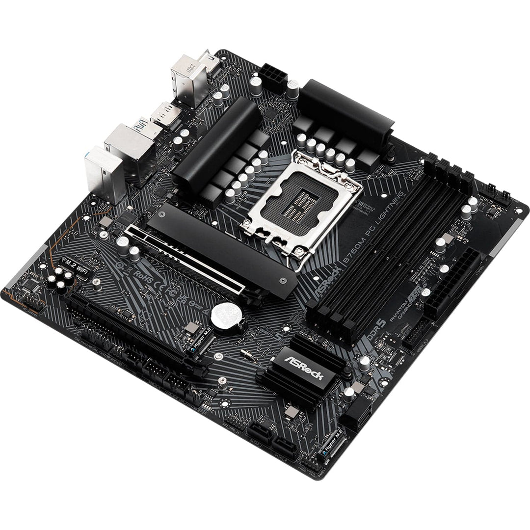 Motherboard ASROCK B760M PG LIGHTNING, LGA 1700, DDR5 7200MHz (OC), M.2(PCIe Gen4x4), PCIE 5.0 . - Achorao