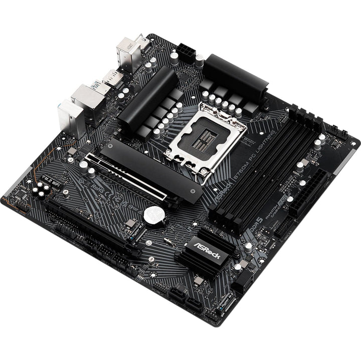 Motherboard ASROCK B760M PG LIGHTNING, LGA 1700, DDR5 7200MHz (OC), M.2(PCIe Gen4x4), PCIE 5.0 . - Achorao
