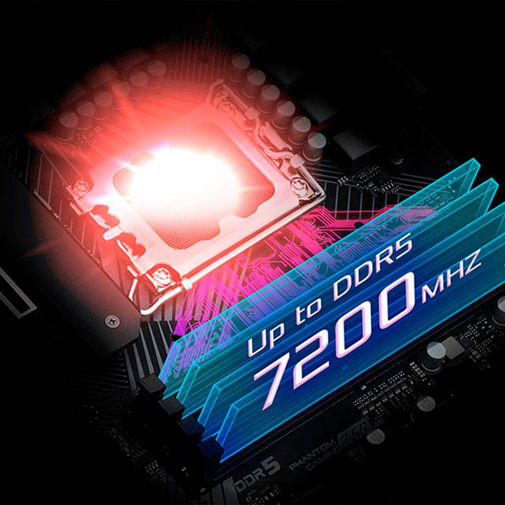 Motherboard ASROCK B760M PG LIGHTNING WIFI,DDR5 7200MHz (OC), M.2(PCIe Gen4x4), PCIE 5.0 . - Achorao