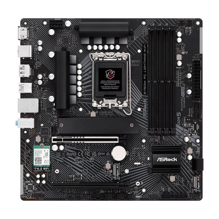 Motherboard ASROCK B760M PG LIGHTNING WIFI,DDR5 7200MHz (OC), M.2(PCIe Gen4x4), PCIE 5.0 . - Achorao