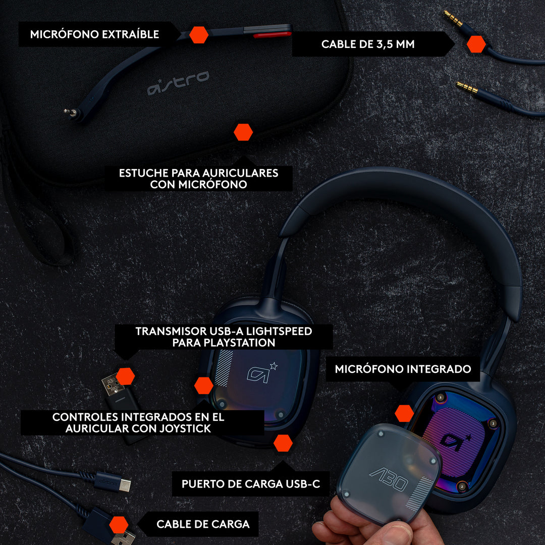 Audífonos Gamer Astro A30 Wireless para Ps5 Pc Mac - Achorao