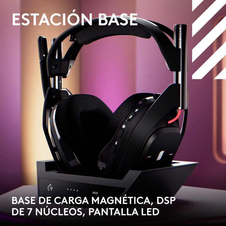 A50 5th gen LIGHTSPEED Wireless Gaming Headset + Base Station con PLAYSYNC AUDIO - Achorao