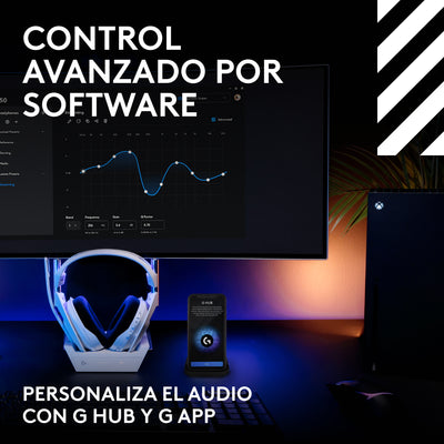 A50 5th gen LIGHTSPEED Wireless Gaming Headset + Base Station con PLAYSYNC AUDIO - Achorao