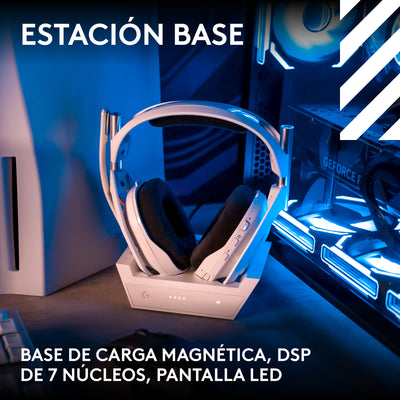 A50 5th gen LIGHTSPEED Wireless Gaming Headset + Base Station con PLAYSYNC AUDIO - Achorao