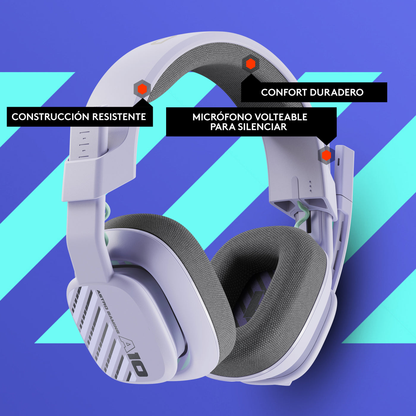 Audífonos Gamer Astro A10 Gen 2 Over-Ear Mic Volteable - Achorao