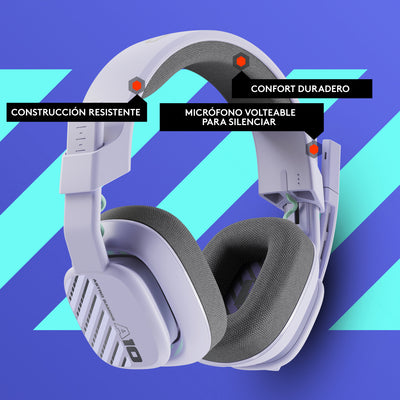Audífonos Gamer Astro A10 Gen 2 Over-Ear Mic Volteable - Achorao
