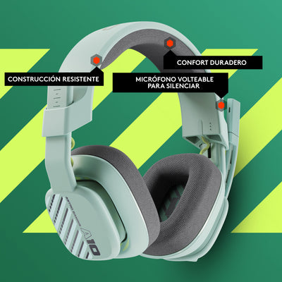 Audífonos Gamer Astro A10 Gen 2 Over-Ear Mic Volteable - Achorao
