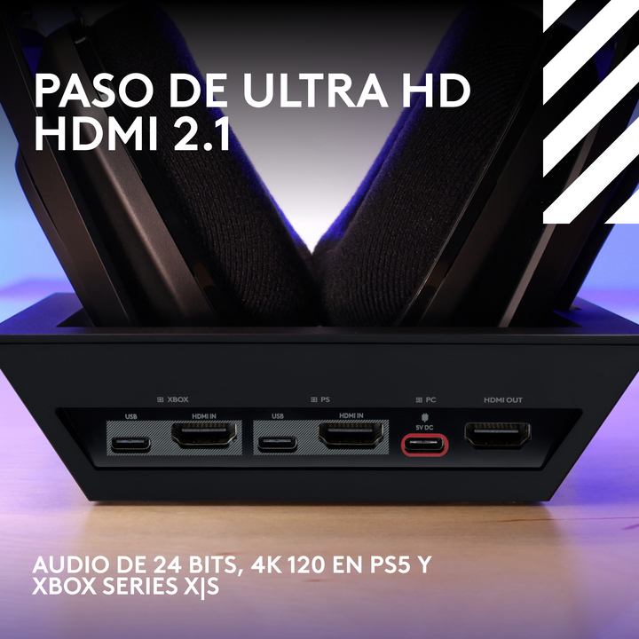 Audífonos Gamer Astro A50X Inalámbricos C/ Dolby Audio + Base de carga - Achorao
