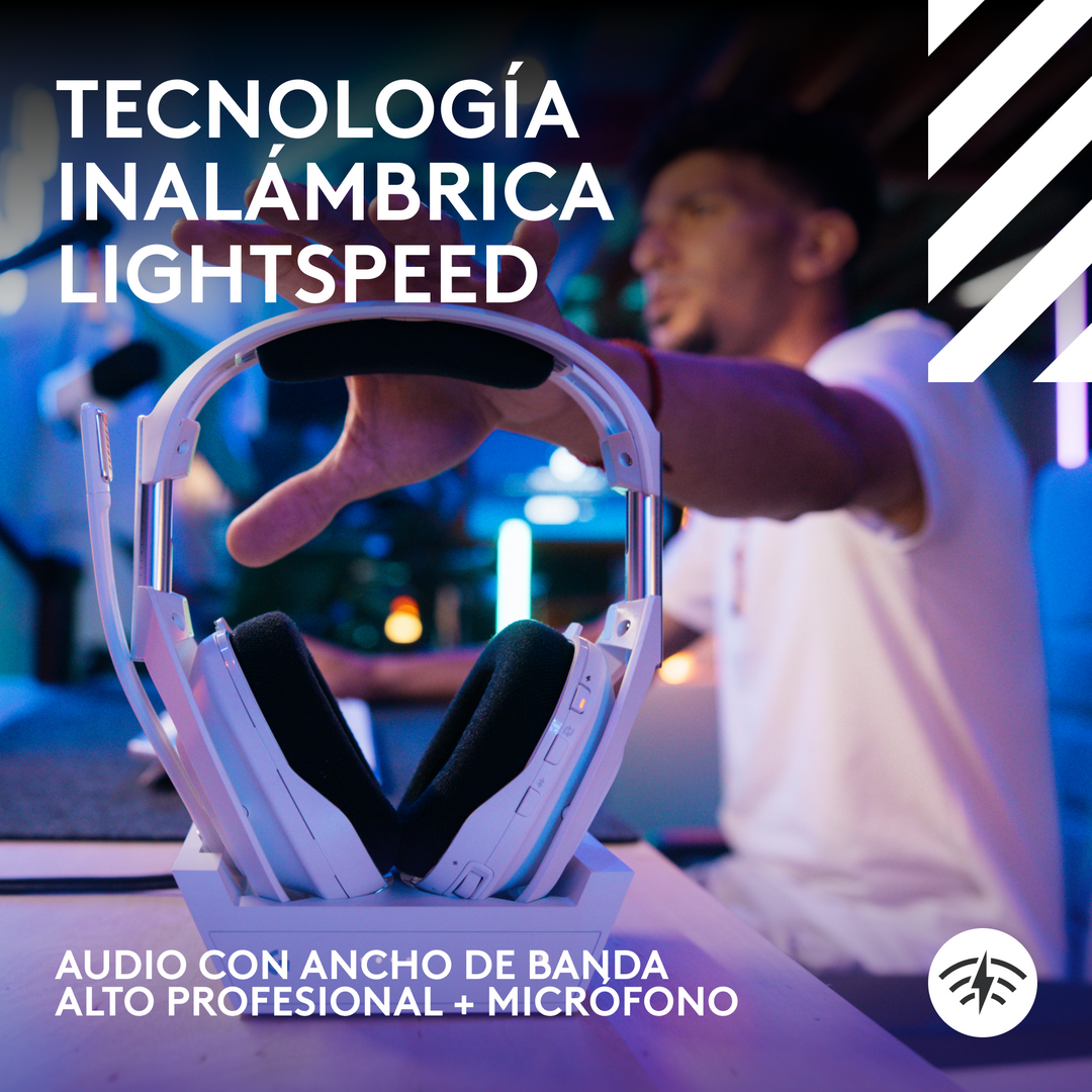 Audífonos Gamer Astro A50X Inalámbricos C/ Dolby Audio + Base de carga - Achorao