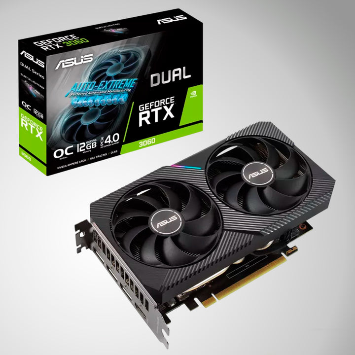 Tarjeta de video ASUS Dual GeForce RTX 3060 v2 OC Edition 12GB - Achorao