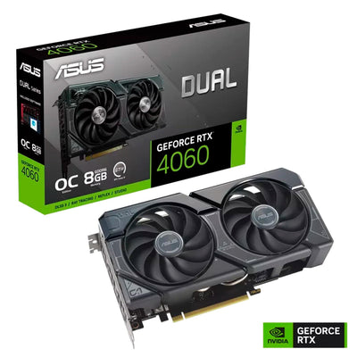 Tarjeta de video ASUS Dual GeForce RTX 4060 EVO DUAL OC Edition 8GB GDDR6, PCI Express 4.0 - Achorao