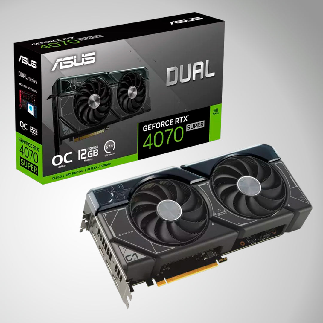 Tarjeta de video ASUS Dual GeForce RTX 4070 SUPER OC Edition 12GB