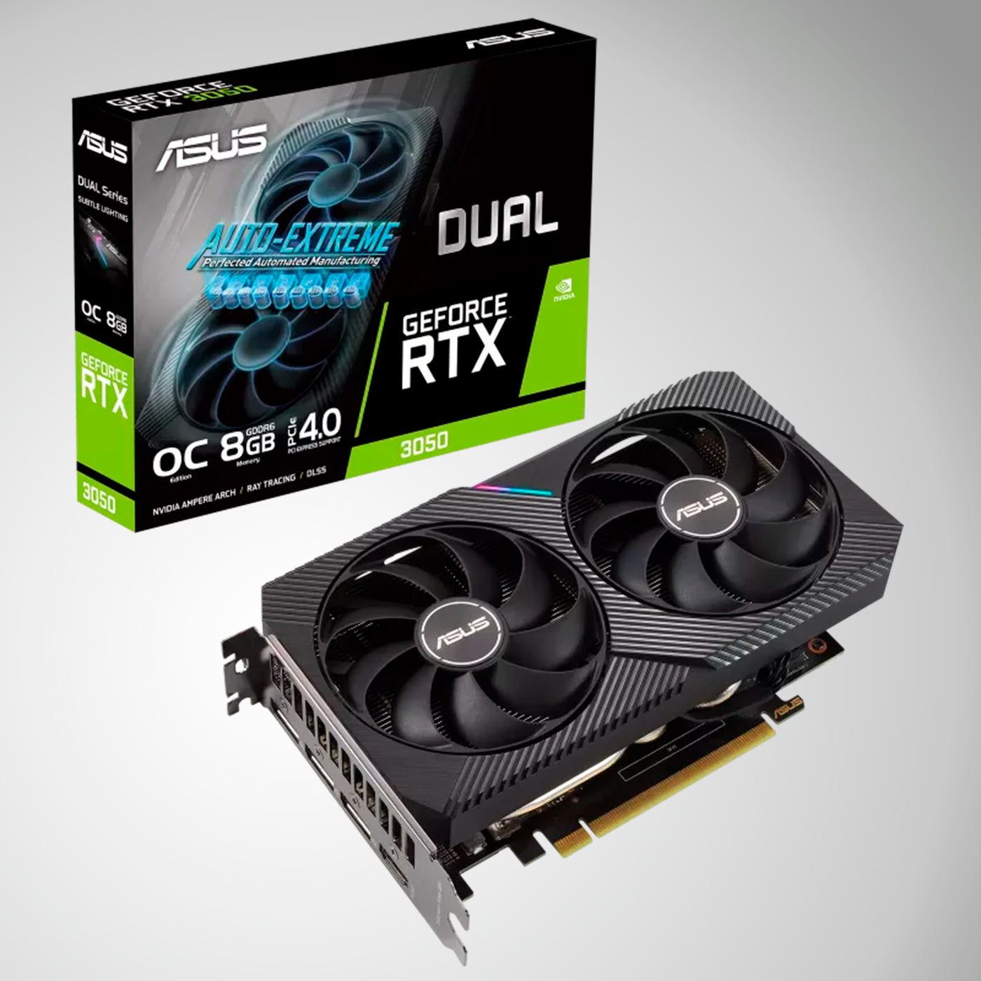 Tarjeta de video ASUS DUAL NVIDIA GEFORCE RTX 3050 OC Edition 8GB - Achorao