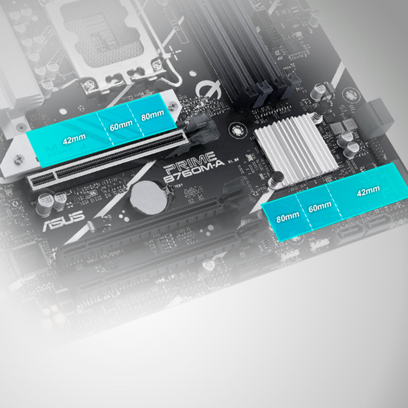 Motherboard ASUS PRIME B760M-A Chipseat Intel B760 LGA1700 Micro ATX - Achorao