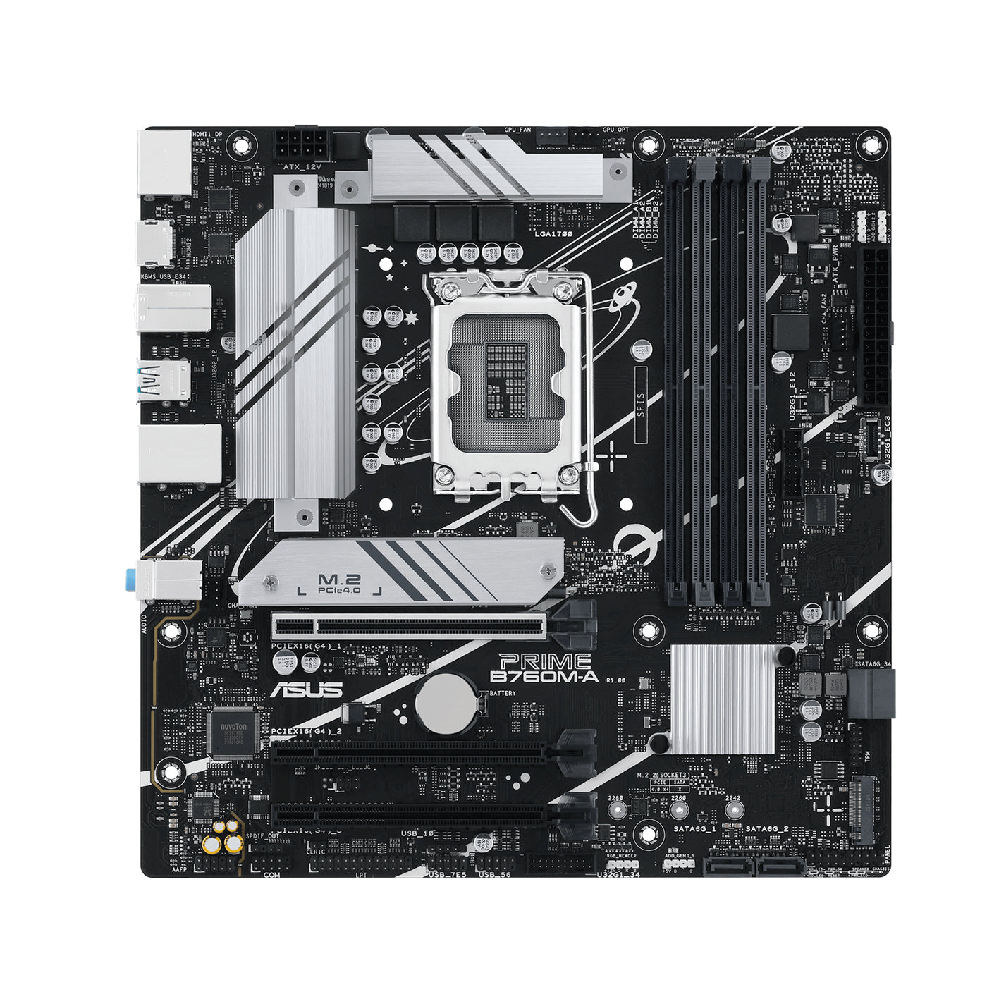 Motherboard ASUS PRIME B760M-A Chipseat Intel B760 LGA1700 Micro ATX - Achorao