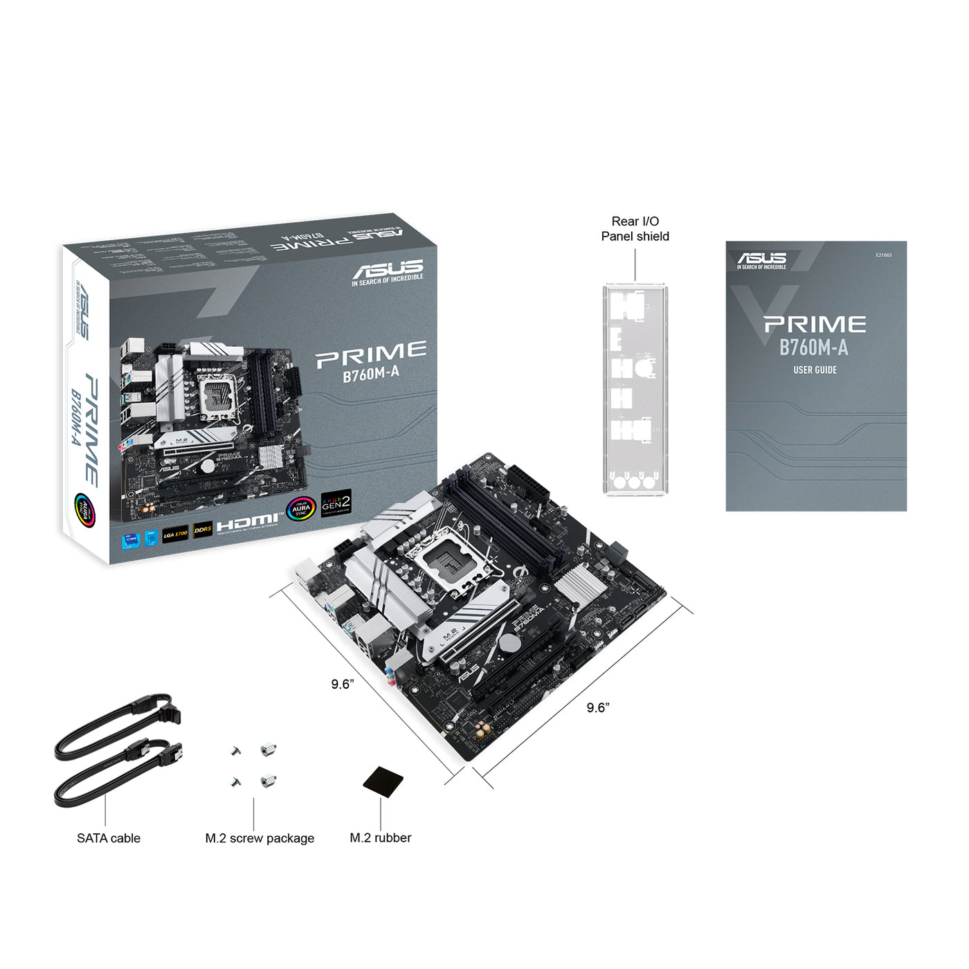 Motherboard ASUS PRIME B760M-A Chipseat Intel B760 LGA1700 Micro ATX - Achorao