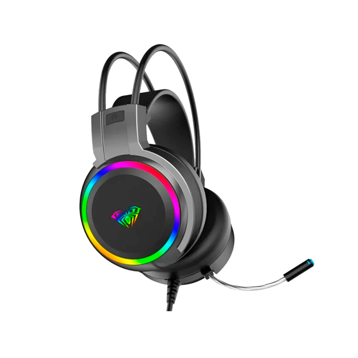 Audífonos gamer Aula S608 Cableado BLACK